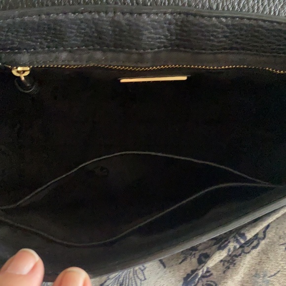 Tory Burch Duet Chain Convertible Shoulder Bag black New Ivory - Picture 5 of 13